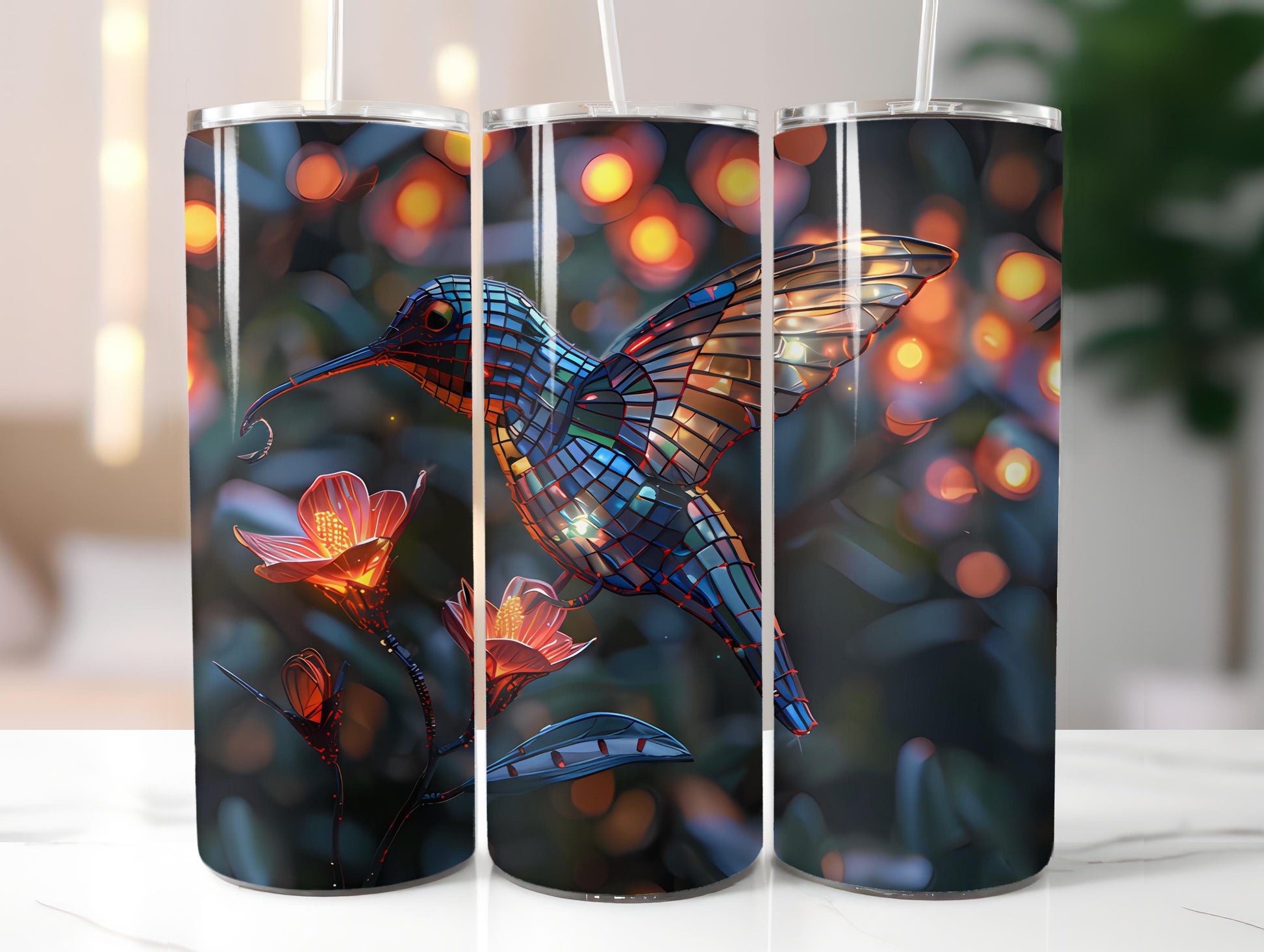 Butterfly Gardens 3 Tumbler Wrap - CraftNest - Digital Crafting and Art