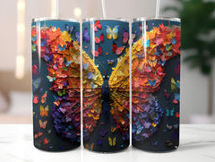 Butterfly Gardens 2 Tumbler Wrap - CraftNest - Digital Crafting and Art