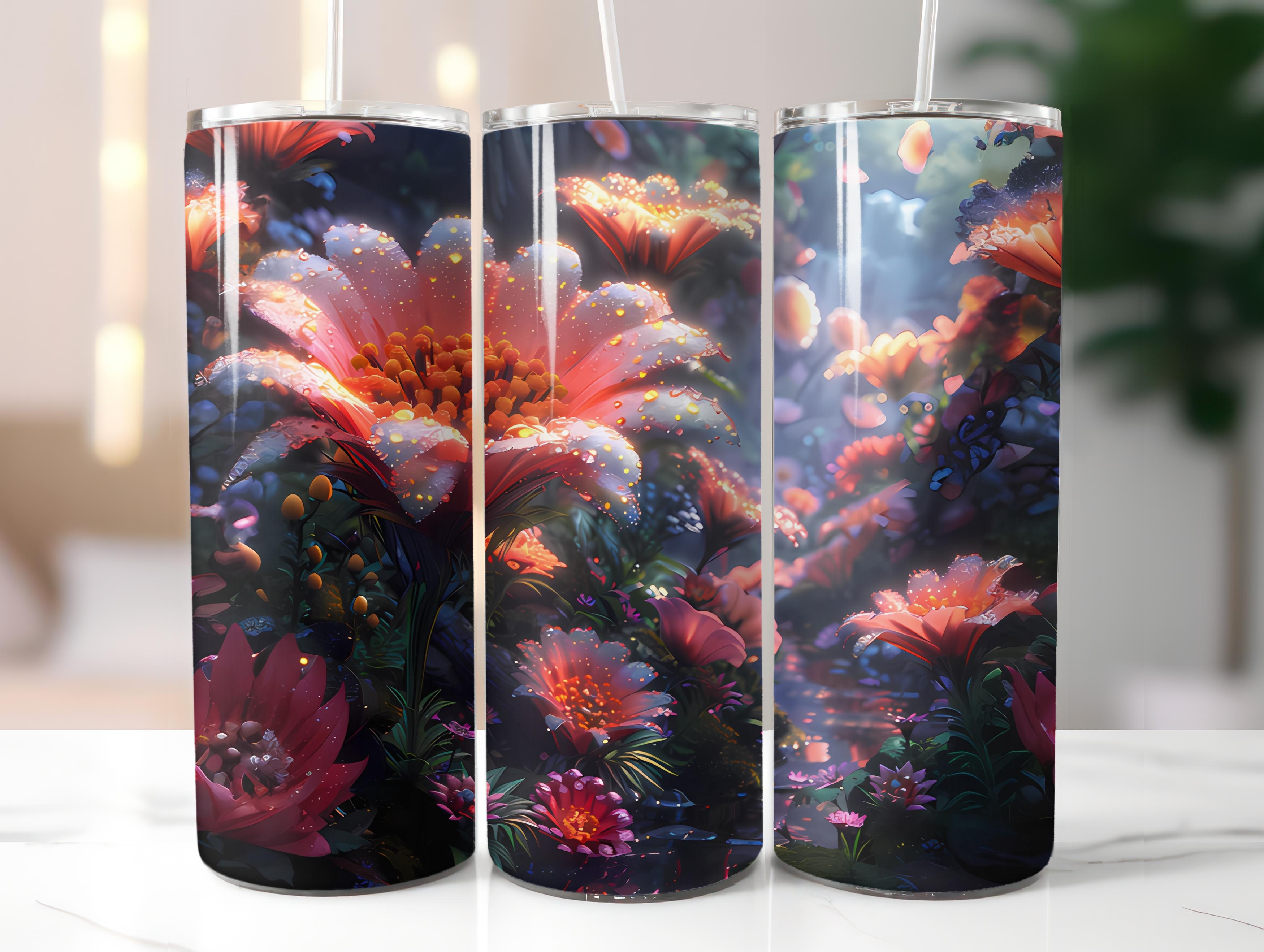 Butterfly Gardens 2 Tumbler Wrap - CraftNest - Digital Crafting and Art