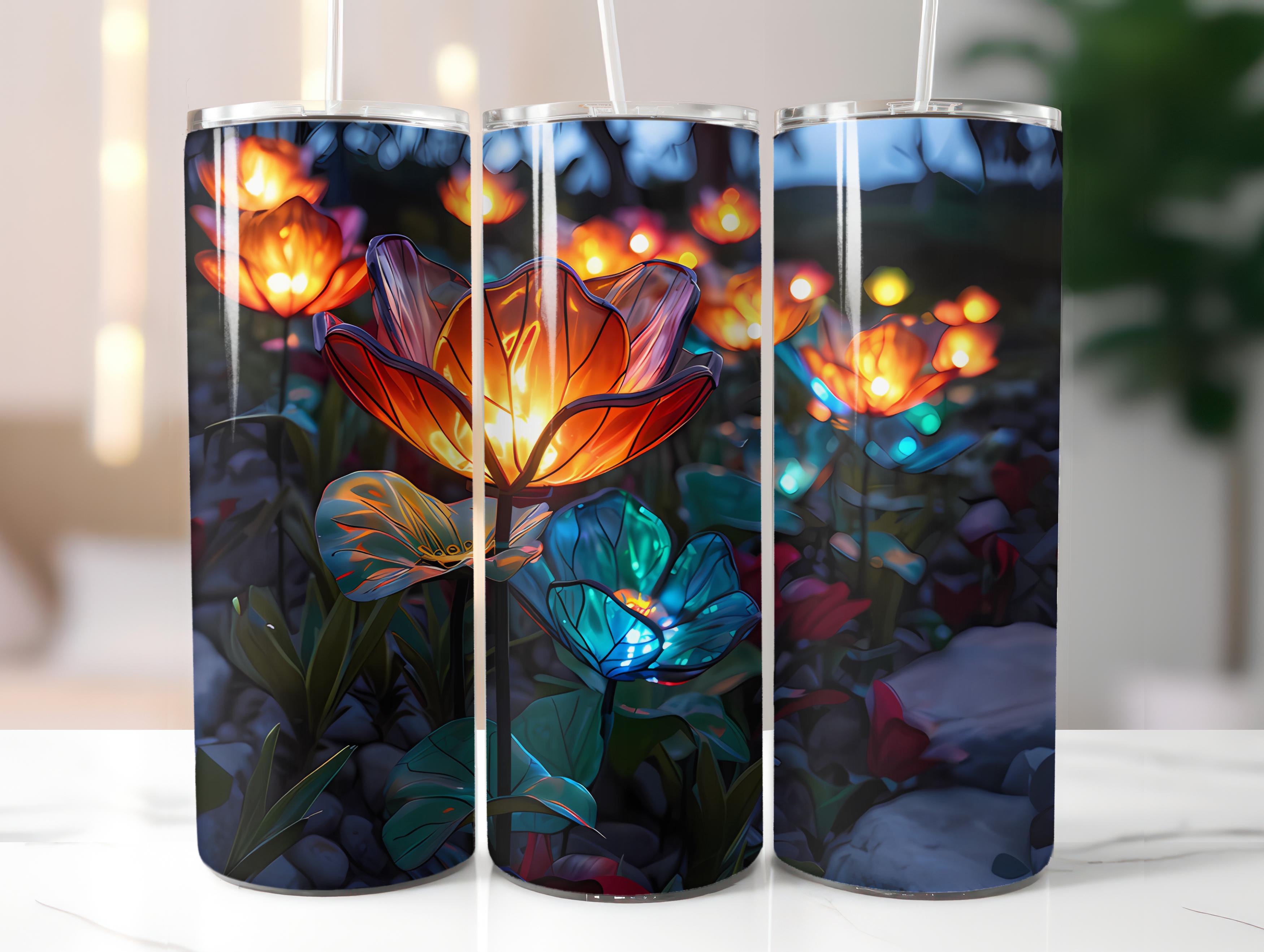 Butterfly Gardens 2 Tumbler Wrap - CraftNest - Digital Crafting and Art