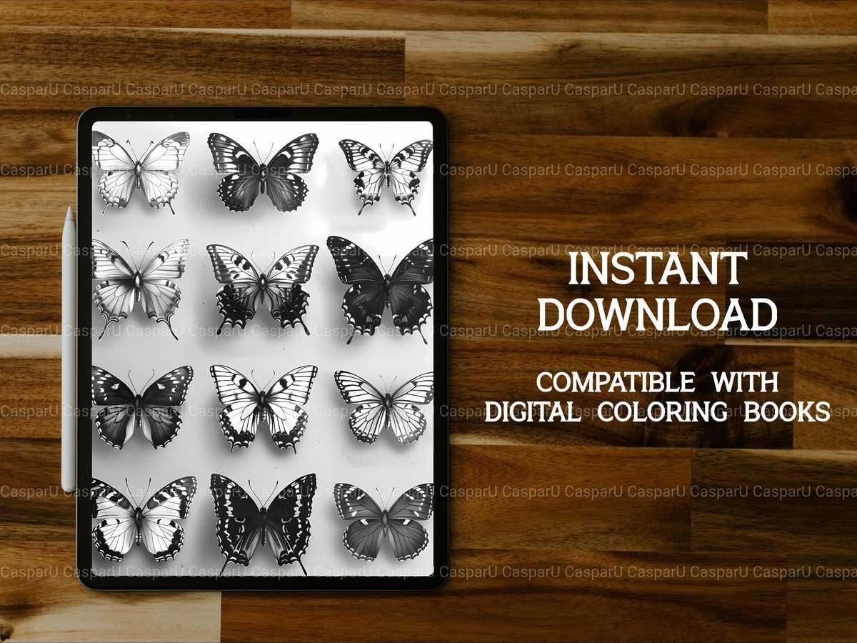 Butterfly Gardens Coloring Books - CraftNest - Digital Crafting and Art