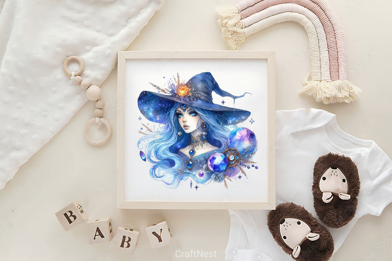 Celestial Witches Clipart Bundle - CraftNest - Digital Crafting and Art