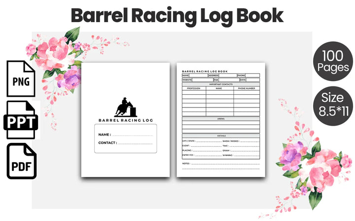 Classic Racing Log Log Book Collection for Tracking and Records