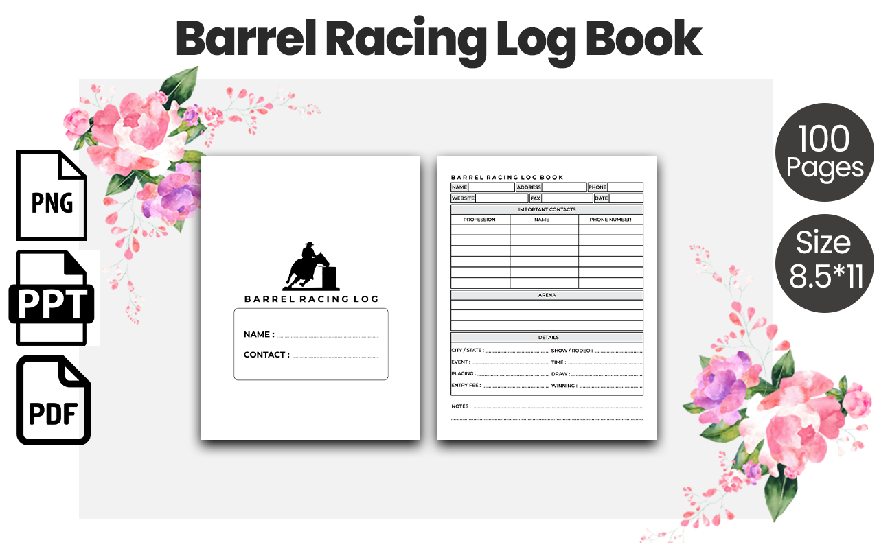Barrel Racing Log Book