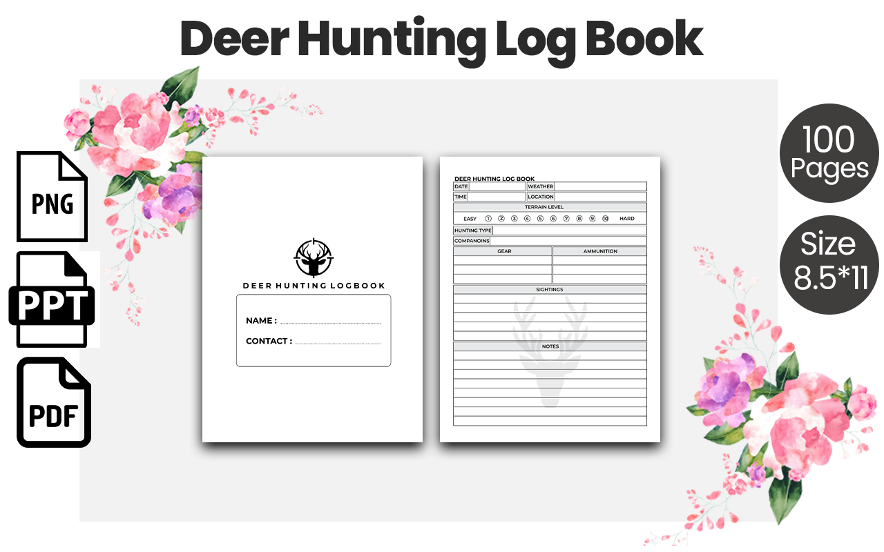 Deer Hunting Log Book