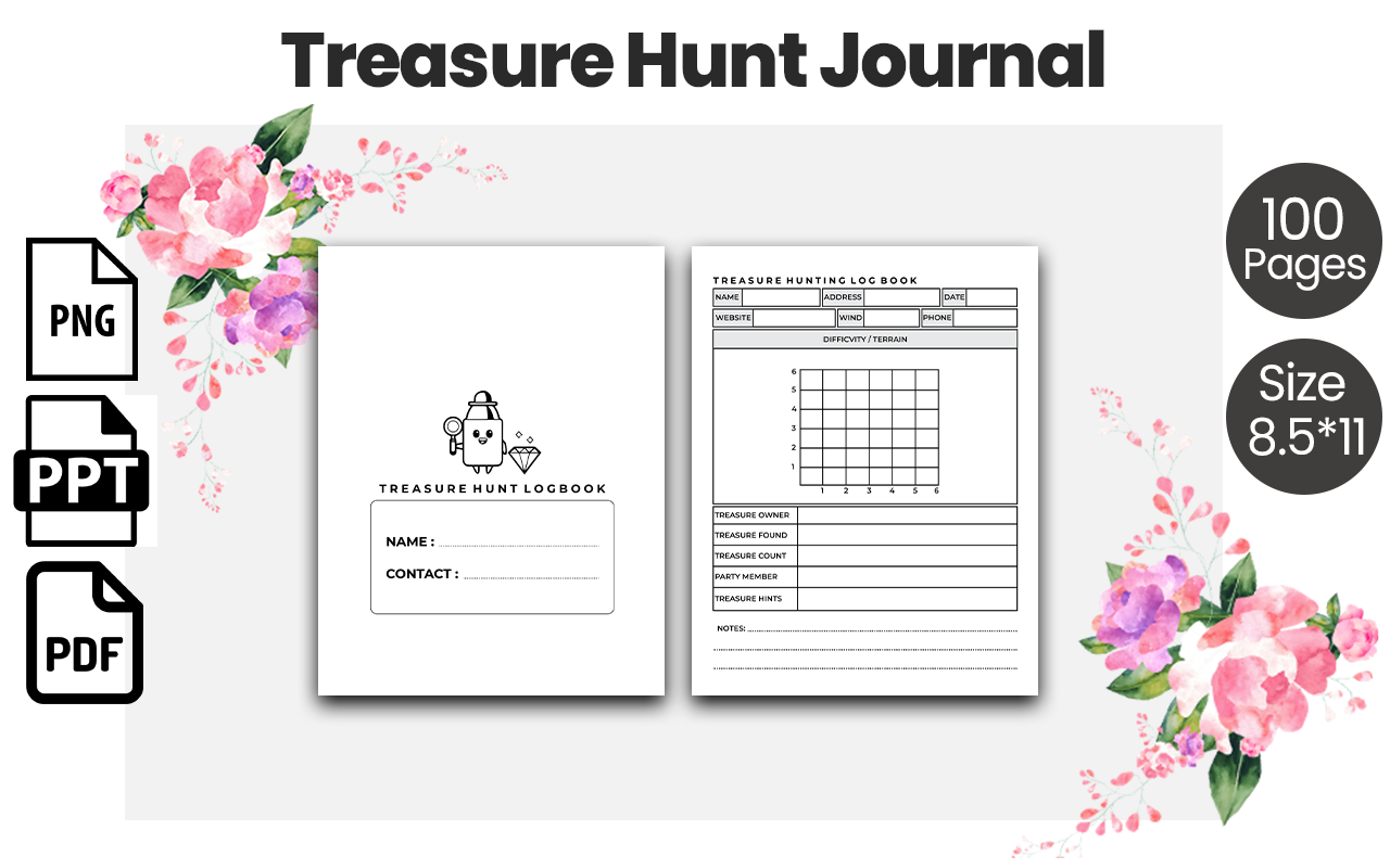Treasure Hunting Log Book