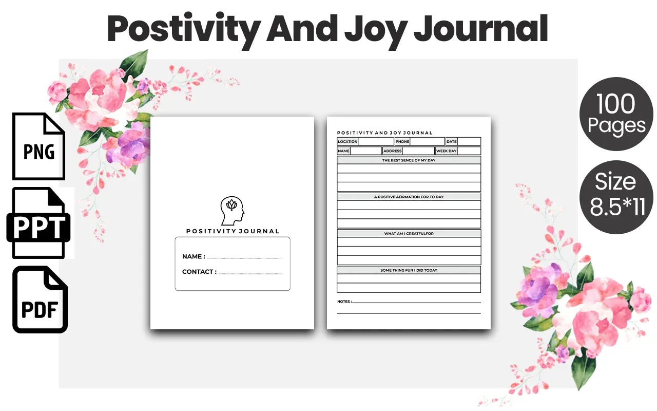 Positivity and Joy Journal