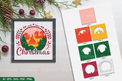 Christmas Layered Papercut SVG Bundle - CraftNest - Digital Crafting and Art