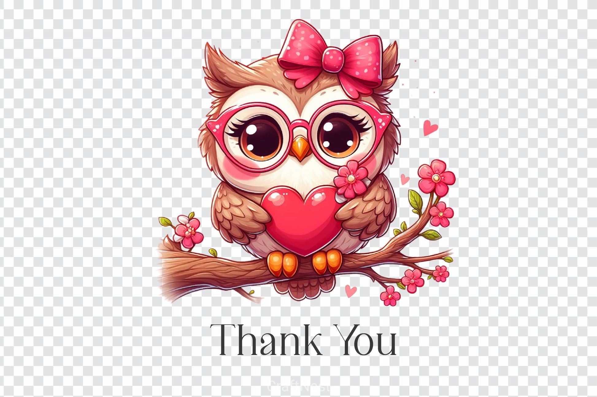 Valentine Cute Owl Clipart Bundle - CraftNest - Digital Crafting and Art