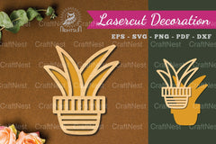 Cactus Laser Cut Decoration Clipart Bundle - CraftNest - Digital Crafting and Art