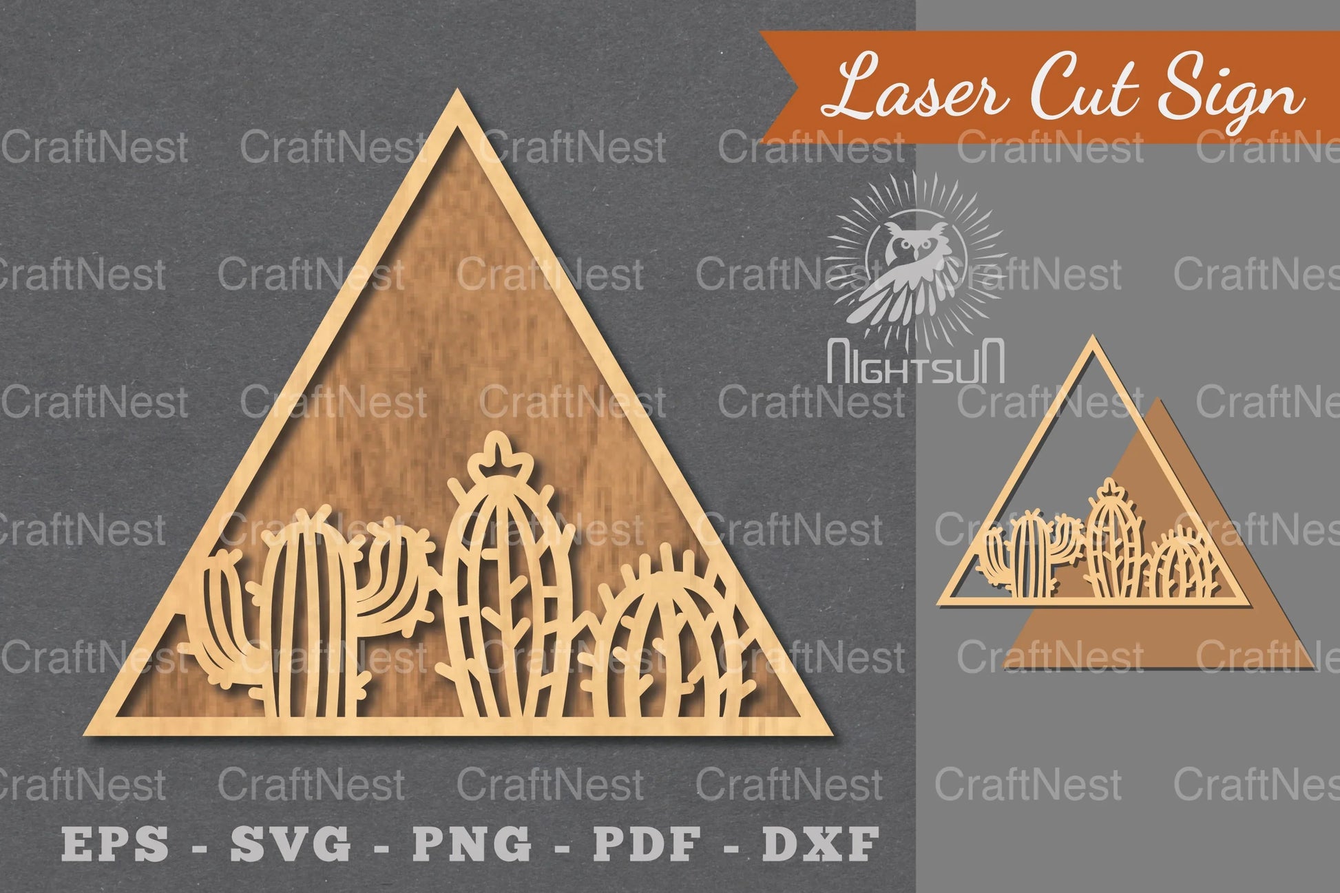 Cactus Laser Cut Sign Bundle - CraftNest - Digital Crafting and Art