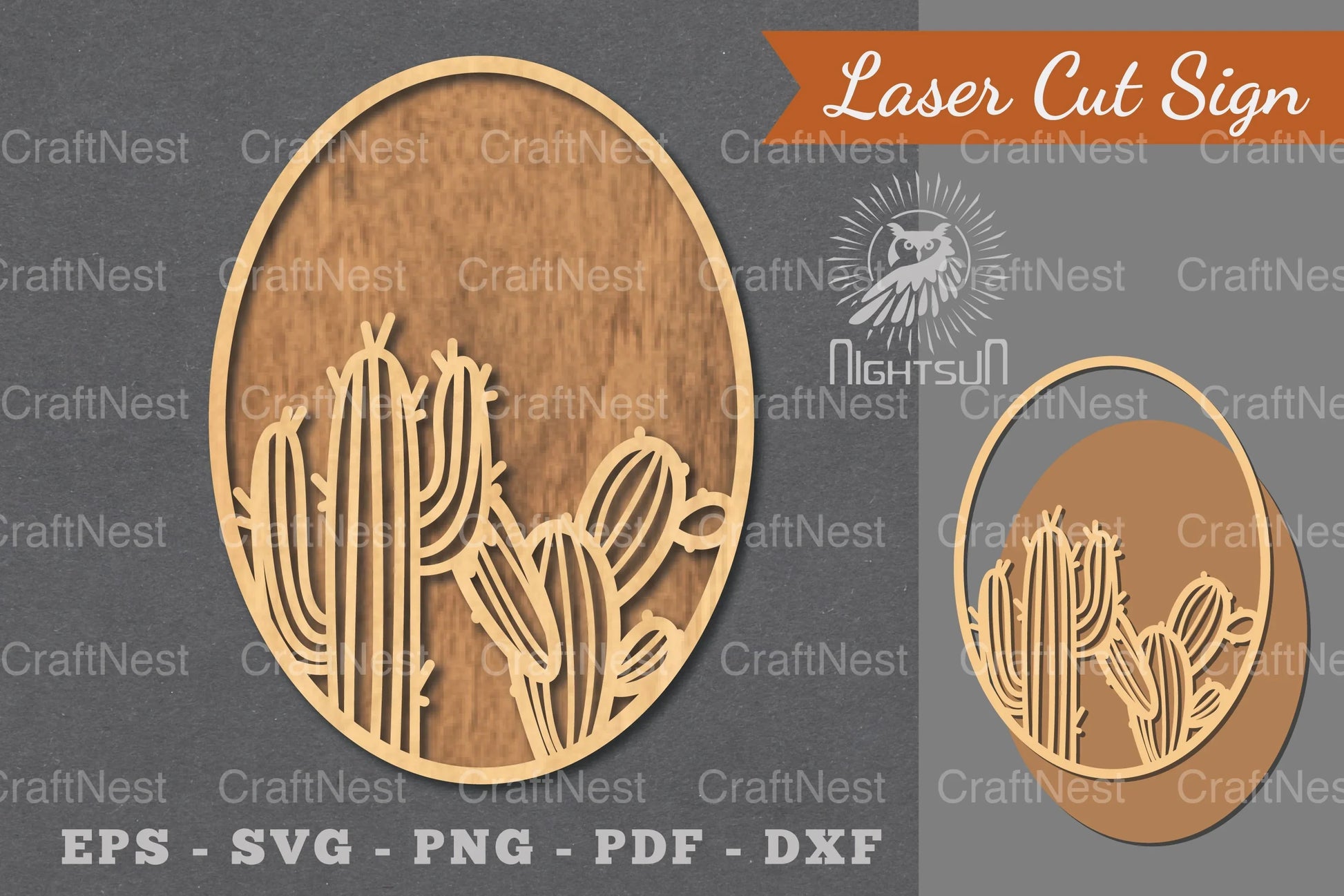 Cactus Laser Cut Sign Clipart Bundle - CraftNest - Digital Crafting and Art