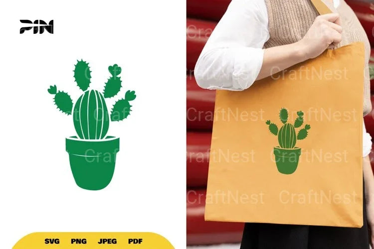 Cactus SVG Bundle - CraftNest - Digital Crafting and Art