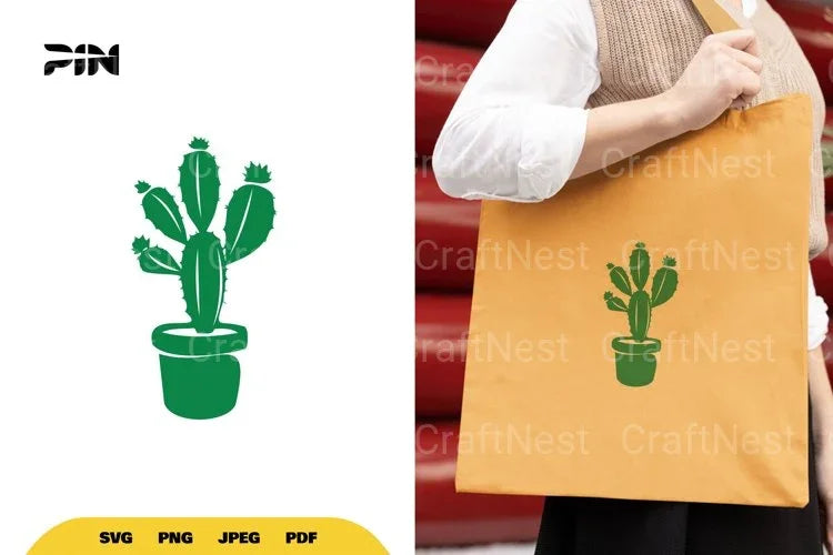 Cactus SVG Bundle - CraftNest - Digital Crafting and Art