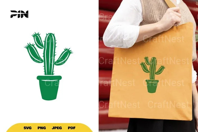 Cactus SVG Bundle - CraftNest - Digital Crafting and Art