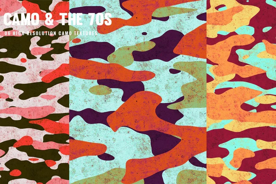 Camo and the 70s - CraftNest - Digital Crafting and Art