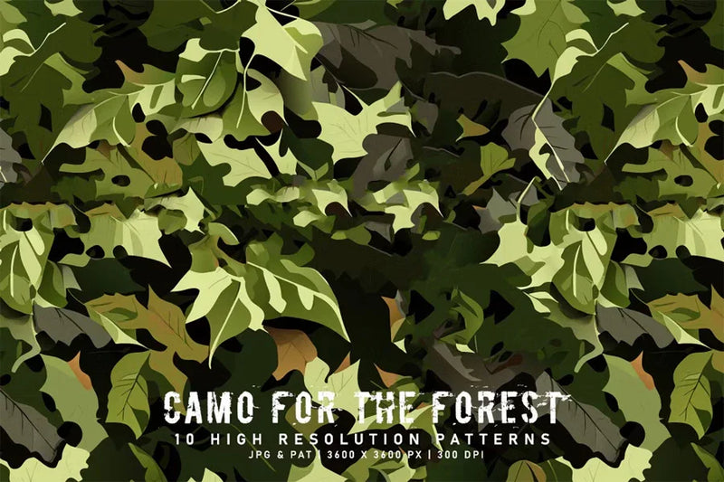 Camo for the Forest - CraftNest - Digital Crafting and Art