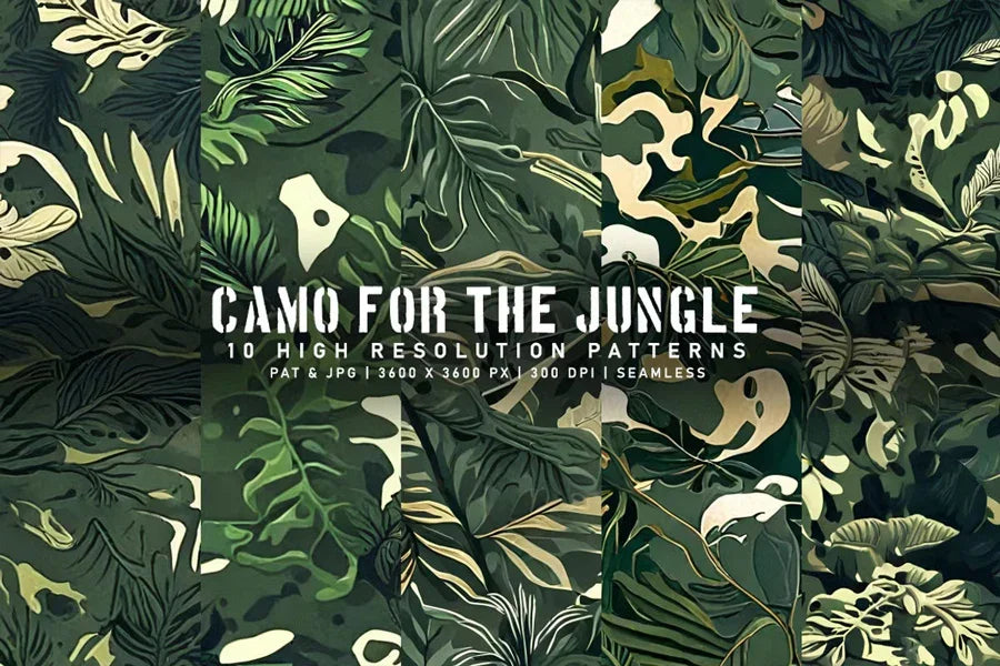 Camo for the Jungle - CraftNest - Digital Crafting and Art