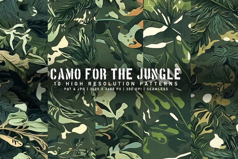 Camo for the Jungle - CraftNest - Digital Crafting and Art