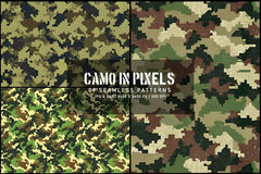 Camo in Pixels - CraftNest - Digital Crafting and Art