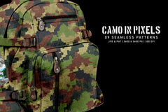 Camo in Pixels - CraftNest - Digital Crafting and Art