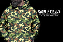 Camo in Pixels - CraftNest - Digital Crafting and Art