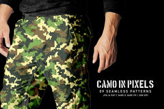 Camo in Pixels - CraftNest - Digital Crafting and Art