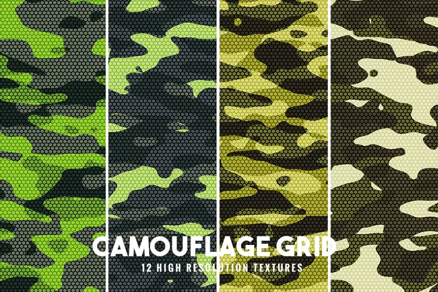 Camouflage Grid - CraftNest - Digital Crafting and Art