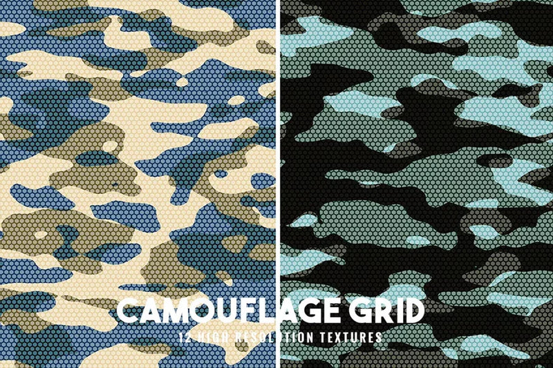 Camouflage Grid - CraftNest - Digital Crafting and Art