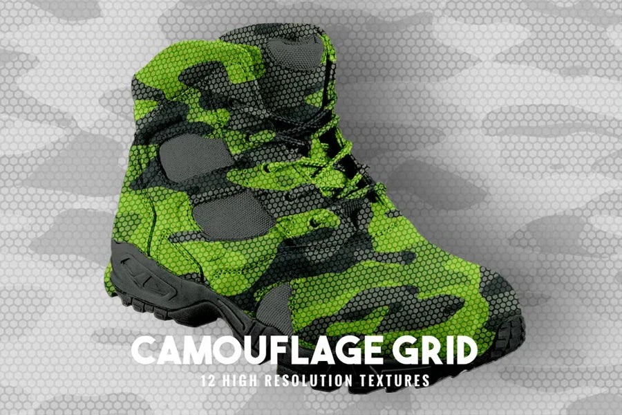 Camouflage Grid - CraftNest - Digital Crafting and Art