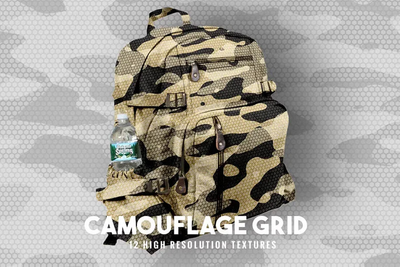Camouflage Grid - CraftNest - Digital Crafting and Art