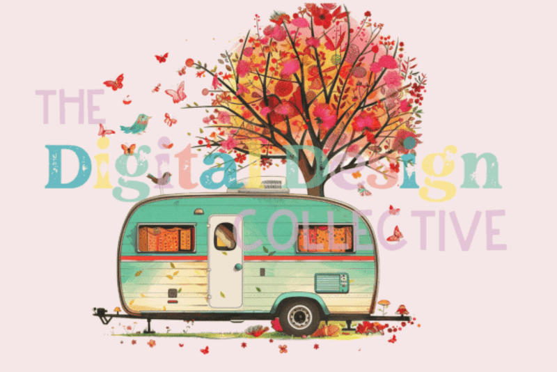 Vibrant Camper Clipart Bundles - CraftNest - Digital Crafting and Art