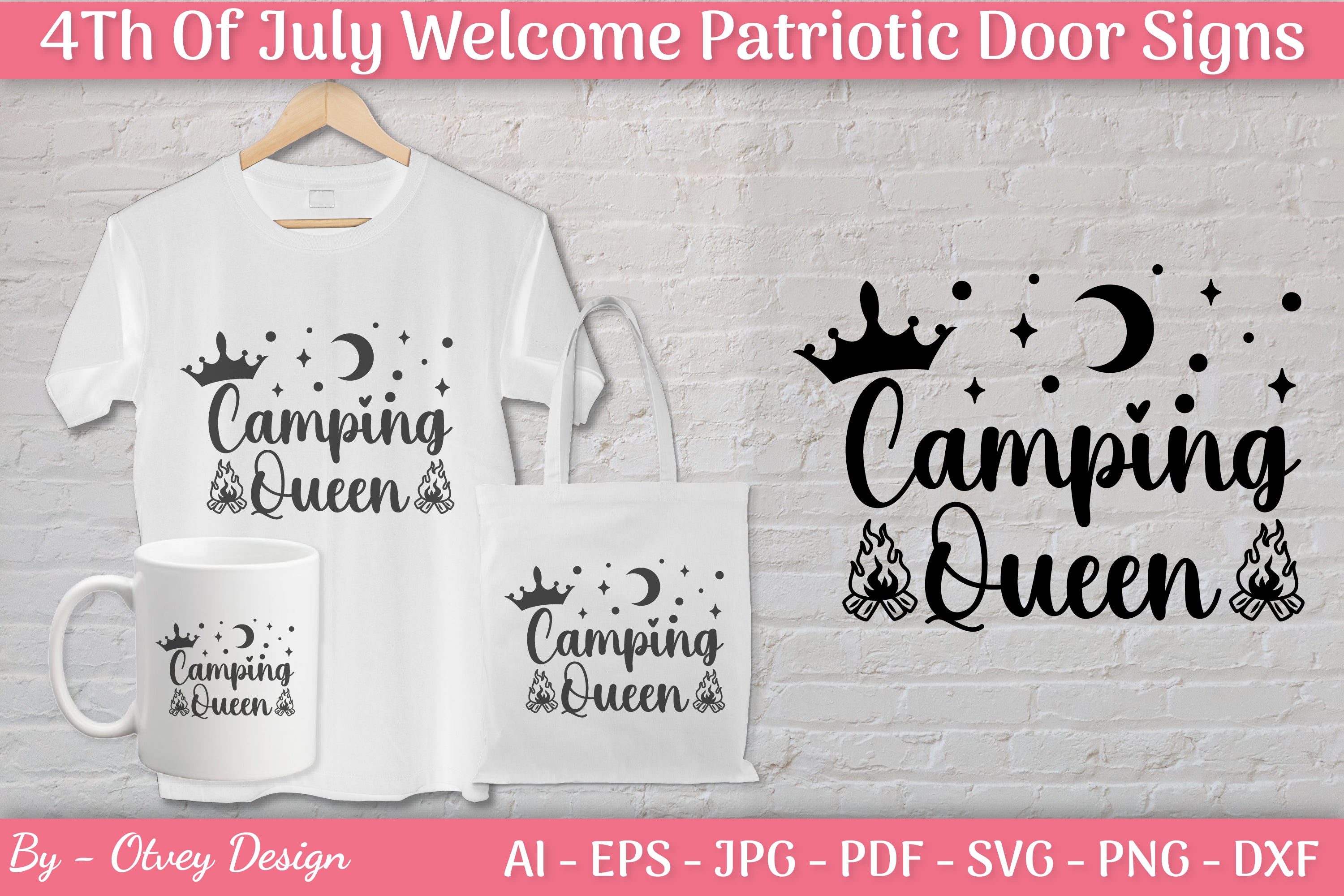 Camping Queen SVG Bundle