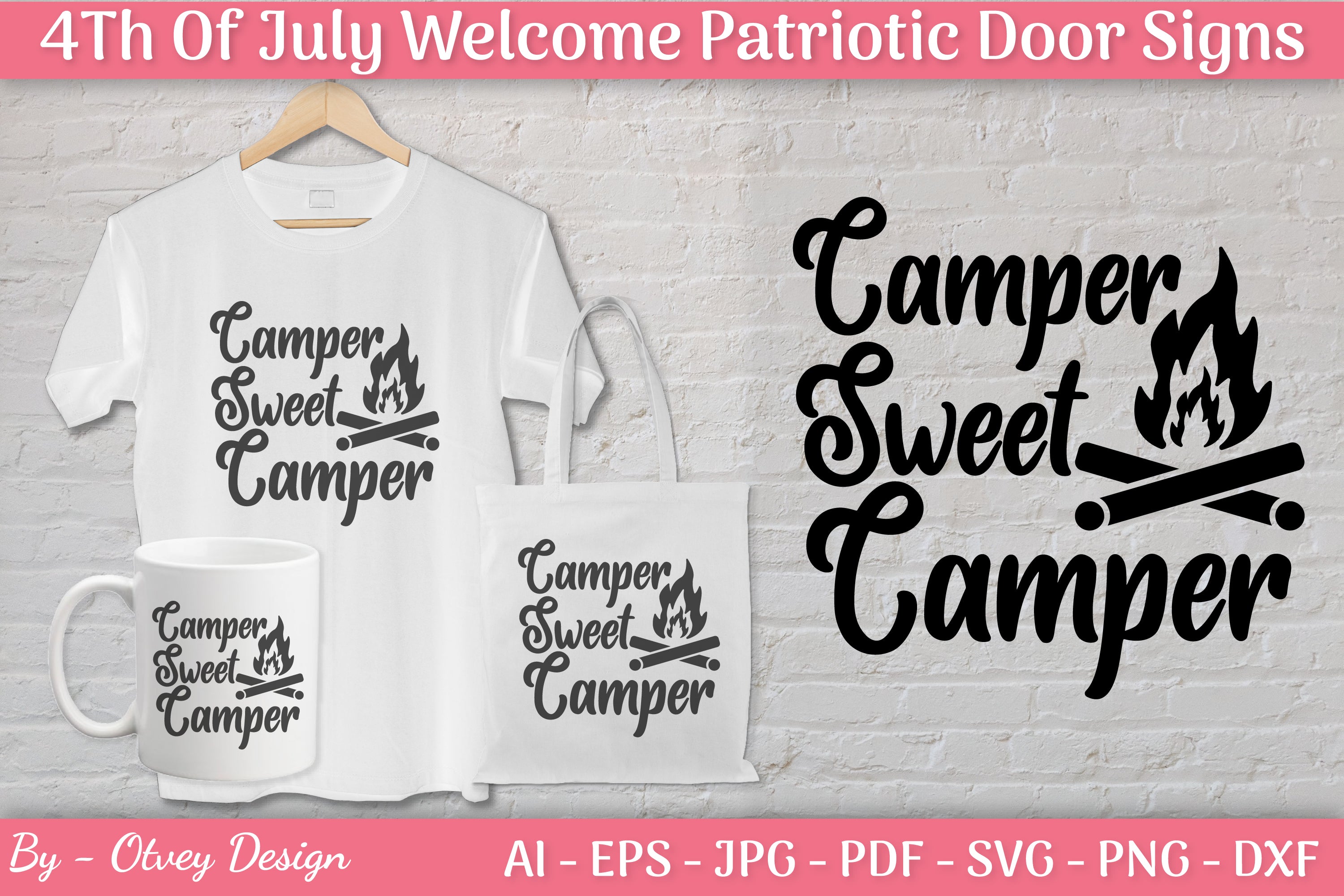 Camping Sweet Camper SVG Bundle