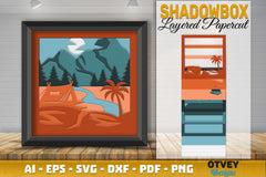 Camping 3D Shadowbox Layered SVG Bundle 1 - CraftNest - Digital Crafting and Art