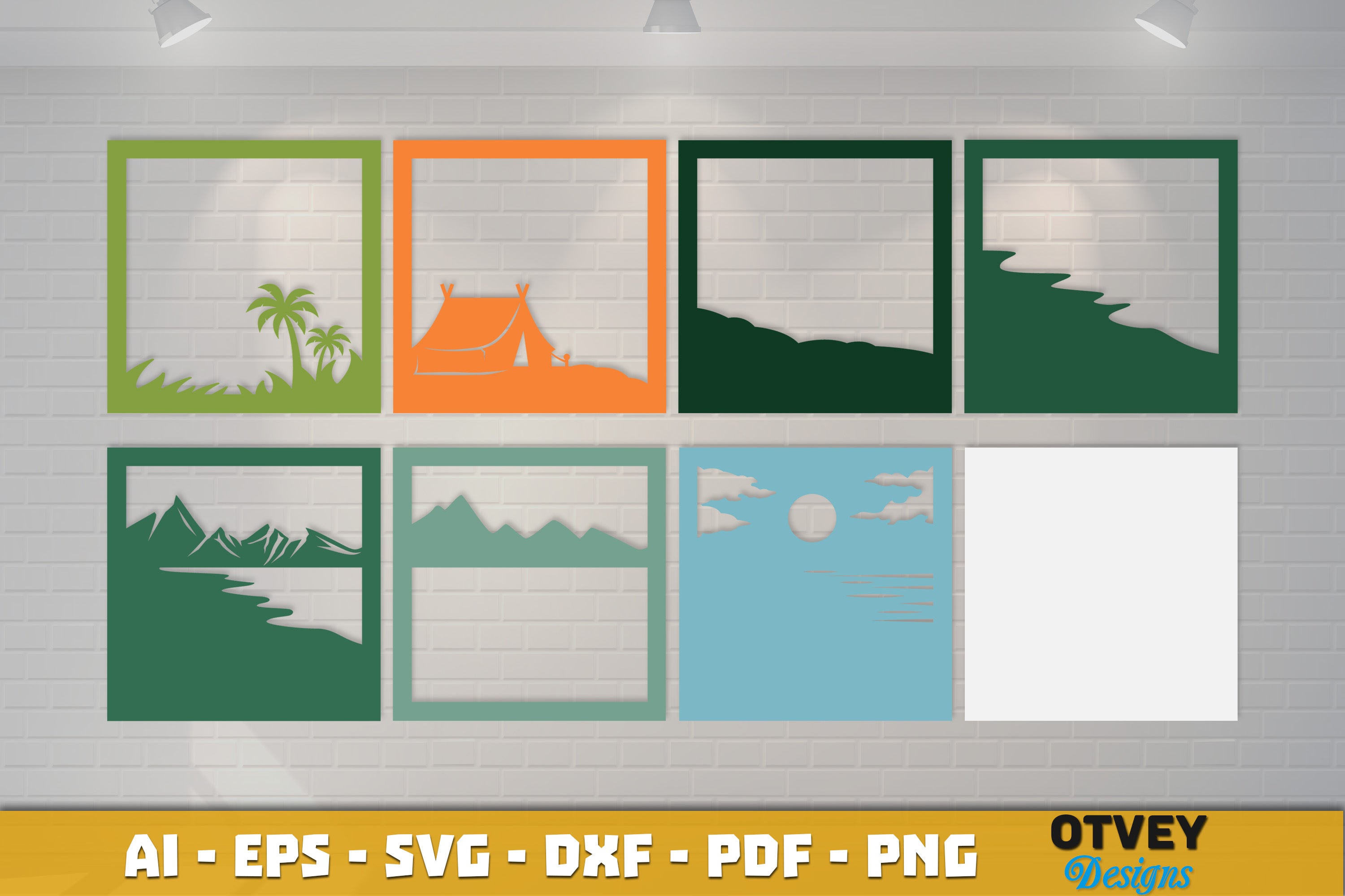 Camping 3D Shadowbox Layered SVG Bundle 2 - CraftNest - Digital Crafting and Art