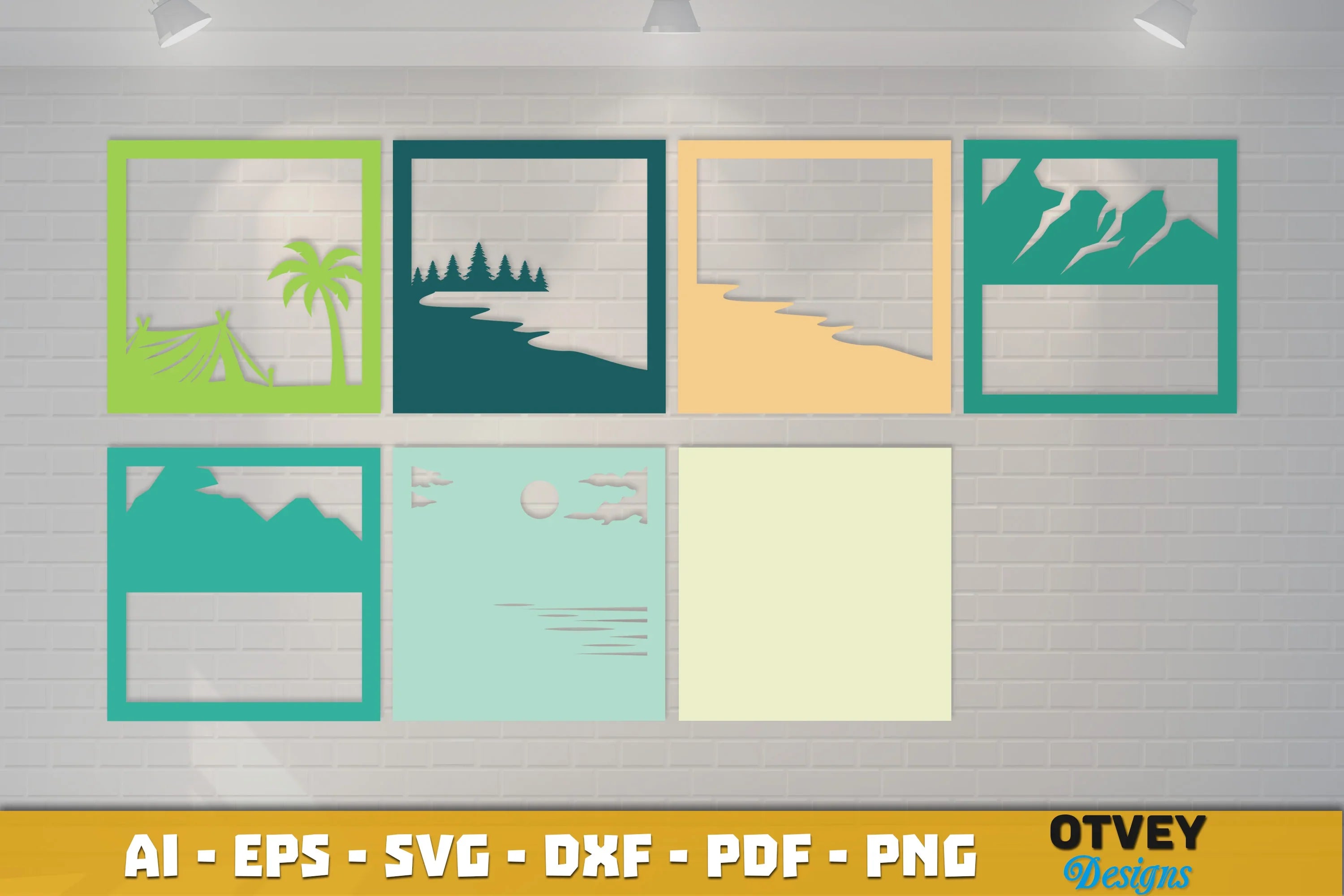 Camping 3D Shadowbox Layered SVG Bundle 6 - CraftNest - Digital Crafting and Art