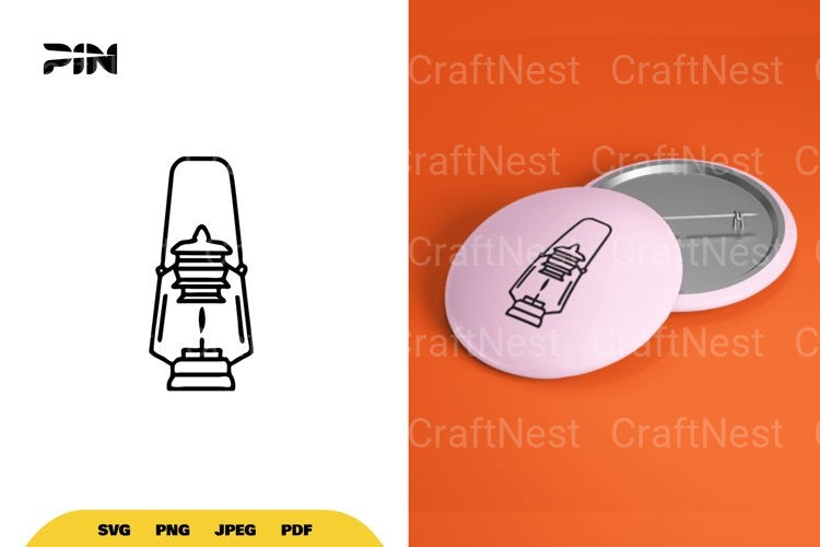 Camping Lantern SVG Bundle Clipart - CraftNest - Digital Crafting and Art