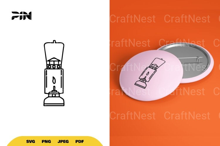 Camping Lantern SVG Bundle Clipart - CraftNest - Digital Crafting and Art