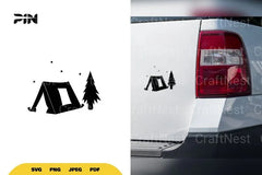 Camping Tent SVG Bundle - CraftNest - Digital Crafting and Art