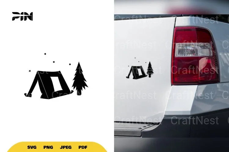 Camping Tent SVG Bundle - CraftNest - Digital Crafting and Art