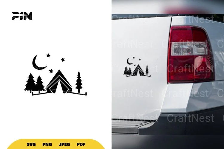 Camping Tent SVG Bundle - CraftNest - Digital Crafting and Art