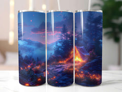 Camping Summer 4 Tumbler Wrap - CraftNest - Digital Crafting and Art