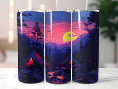 Camping Summer 2 Tumbler Wrap - CraftNest - Digital Crafting and Art