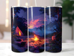 Camping Summer 2 Tumbler Wrap - CraftNest - Digital Crafting and Art