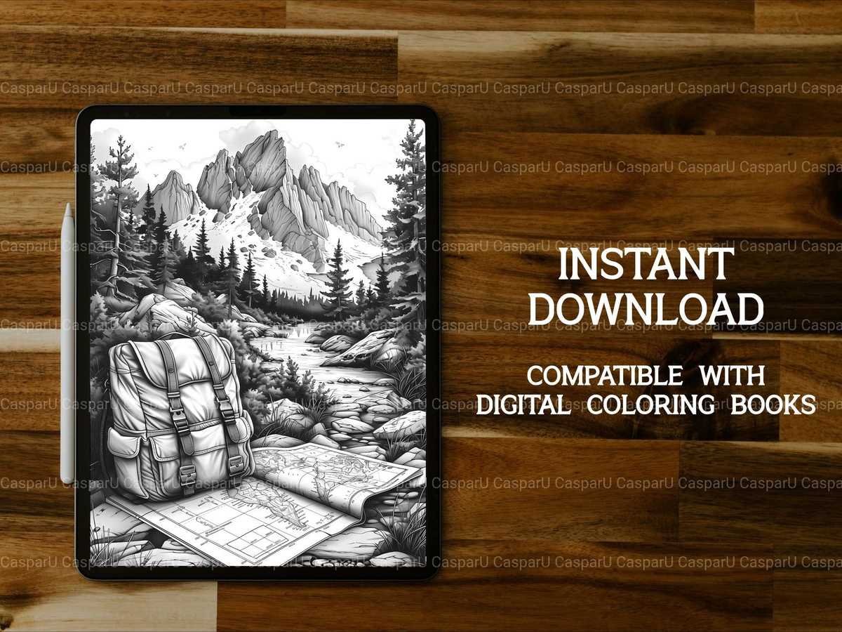 Camping Summer Coloring Books - CraftNest - Digital Crafting and Art