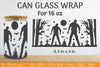 Libbey 16 Oz Can Glass Halloween Wrap SVG Bundle