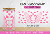 Valentine's Can Glass Wrap SVG Bundle