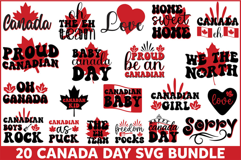 Canada Day SVG Bundle - CraftNest - Digital Crafting and Art