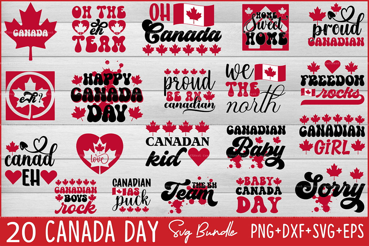 Canada Day SVG Bundle 211